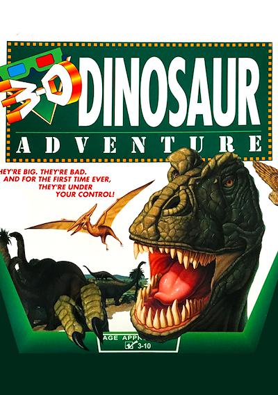 Cover image for the game 3-D Dinosaur Adventure