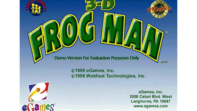 Image for the game 3-D Frog Man