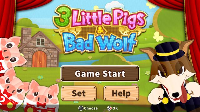 Image for the game 3 Little Pigs & Bad Wolf