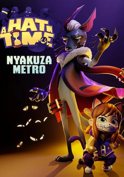 Cover image for the game A Hat in Time: Nyakuza Metro