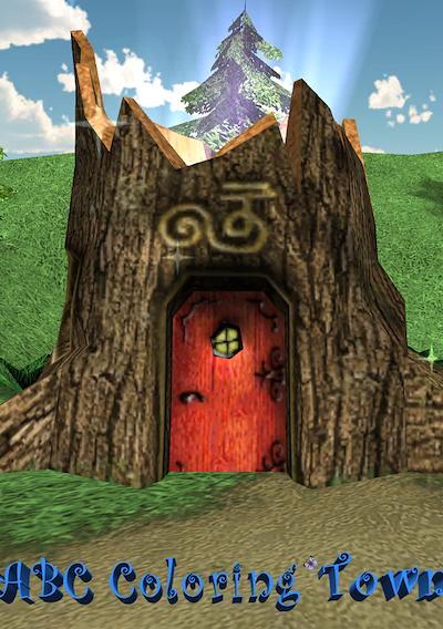 Cover image for the game ABC Coloring Town