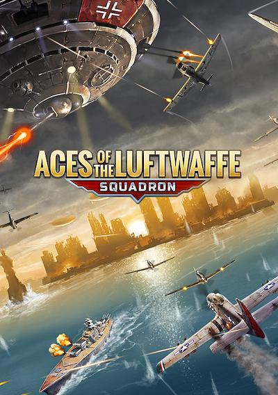 Cover image for the game Aces of the Luftwaffe: Squadron