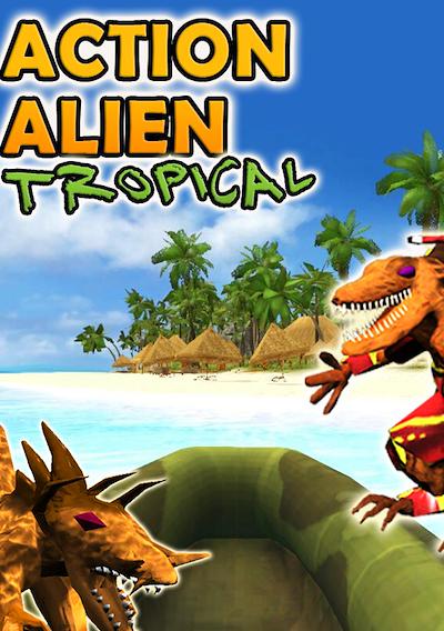 Cover image for the game Action Alien: Tropical Mayhem