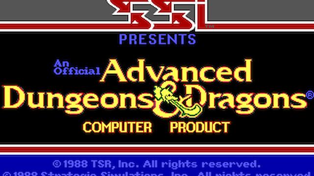 Image for the game Advanced Dungeons & Dragons: Pool of Radiance