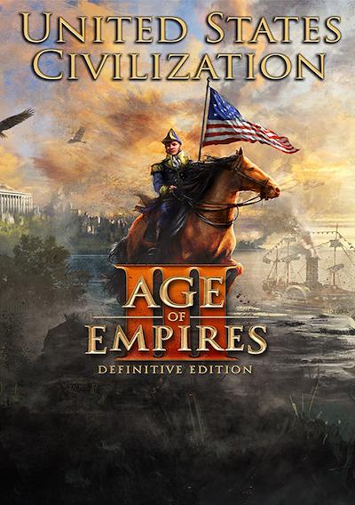 Cover image for the game Age of Empires III: Definitive Edition - United States Civilization