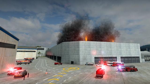 Image for the game Airport Firefighters: The Simulation