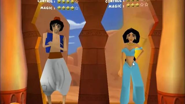 Image for the game Aladdin Magic Carpet Racing