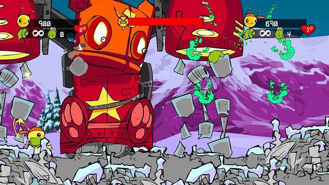 Image for the game Alien Hominid HD