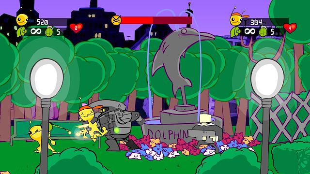 Image for the game Alien Hominid HD
