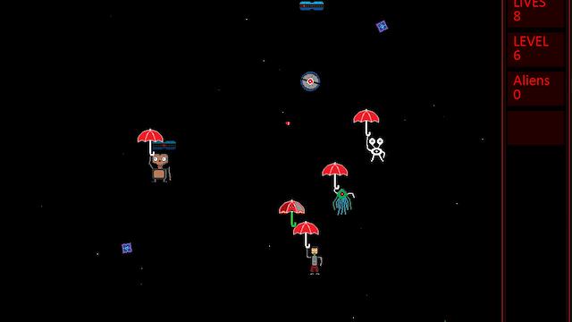Image for the game Aliens and Umbrellas