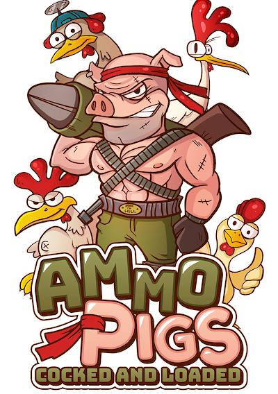 Cover image for the game Ammo Pigs: Cocked and Loaded