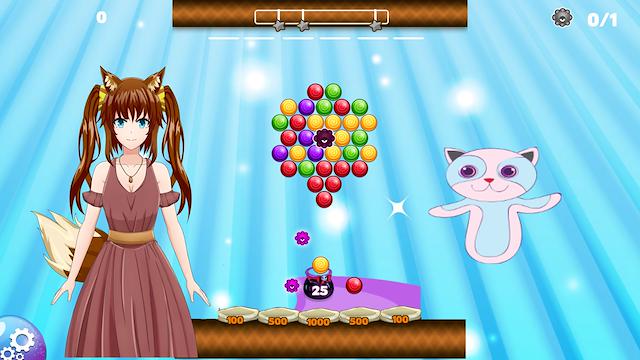 Image for the game Anime Bubble Pop