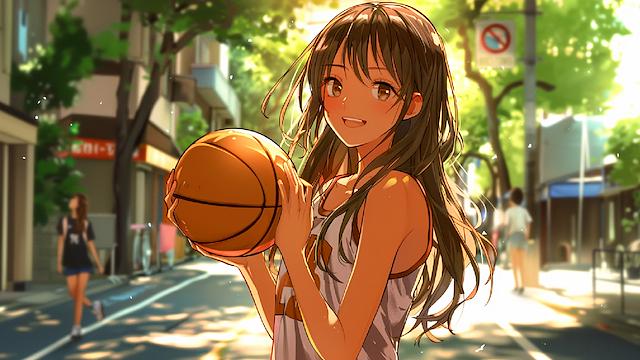 Image for the game Anime Girls Basketball League