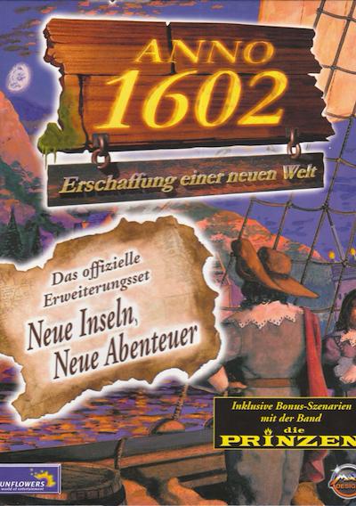 Cover image for the game Anno 1602: Creation of a New World - New Islands, New Adventure