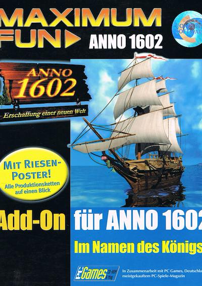 Cover image for the game Anno 1602: Erschaffung einer Neuen Welt - Im Namen des Königs