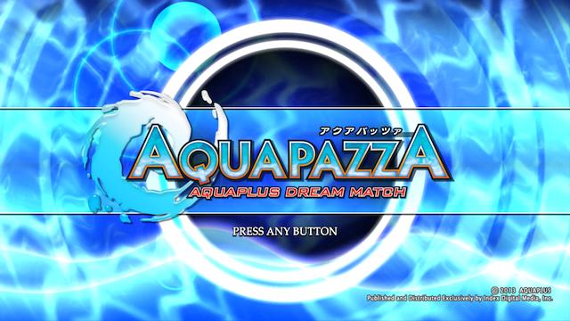 Image for the game Aquapazza: Aquaplus Dream Match
