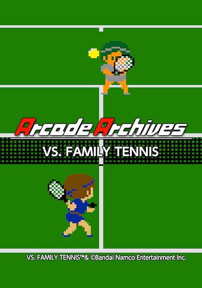 Cover image for the game Arcade Archives: vs. Family Tennis