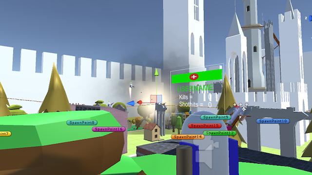 Image for the game Arcade Style Bot Ball Shooting Multiplayer Game