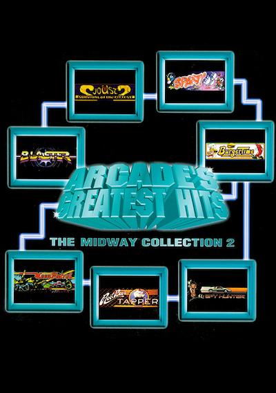Cover image for the game Arcade's Greatest Hits: The Midway Collection 2