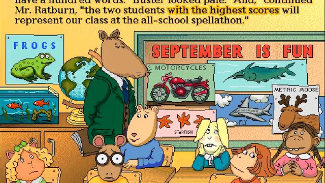 Image for the game Arthur's Teacher Trouble