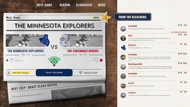 Image for the game Astonishing Baseball Manager 21