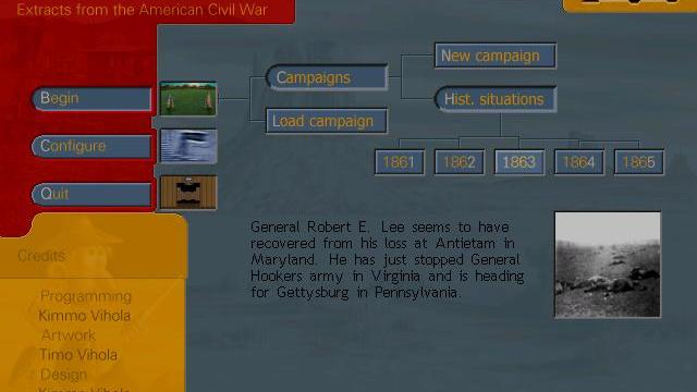 Image for the game Ata: Extracts from the American Civil War