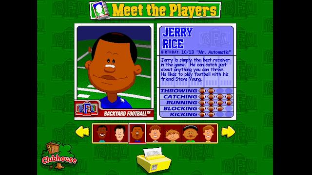 Image for the game Backyard Football '99