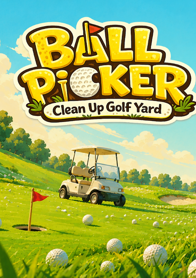 Cover image for the game Ball Picker: Clean Up the Golf Yard