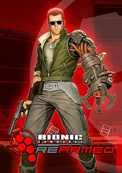 Cover image for the game Bionic Commando Rearmed