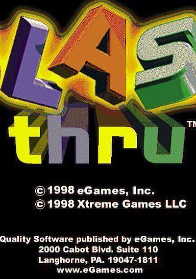 Cover image for the game Blast Thru