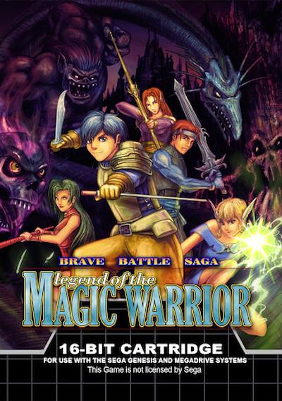 Cover image for the game Brave Battle Saga: Legend of the Magic Warrior