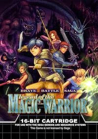 Cover image for the game Brave Battle Saga: Legend of the Magic Warrior