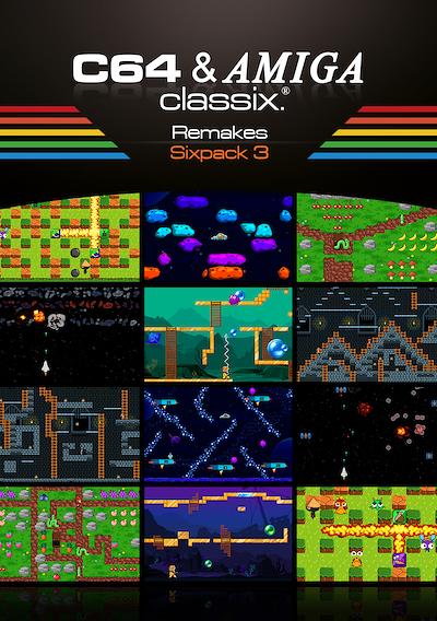 Cover image for the game C64 & Amiga Classix Remakes Sixpack 3