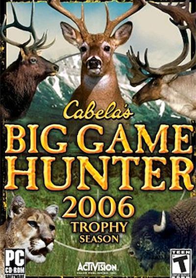 Cover image for the game Cabela's Big Game Hunter 2006 Trophy Season