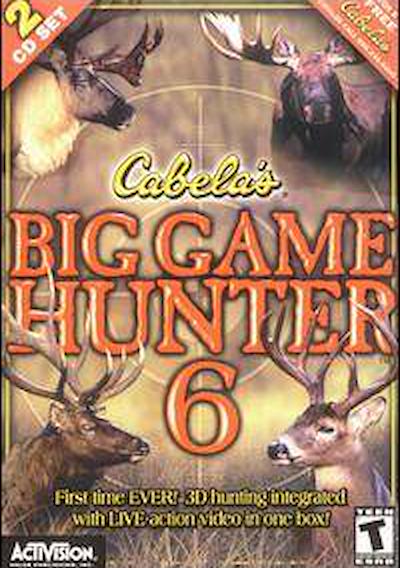 Cover image for the game Cabela's Big Game Hunter 6