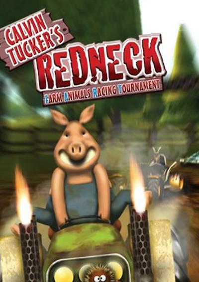 Cover image for the game Calvin Tucker's Redneck: Farm Animals Racing Tournament