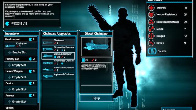 Image for the game Chainsaw Warrior: Lords of the Night