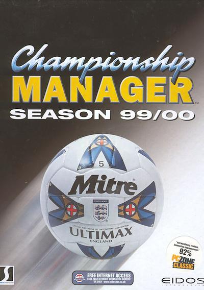 Cover image for the game Championship Manager: Season 1999/2000