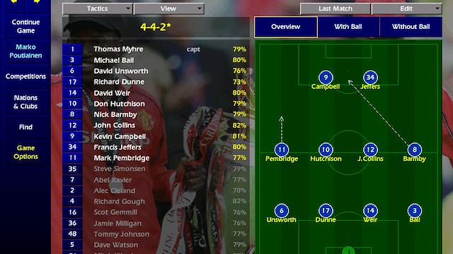 Image for the game Championship Manager: Season 1999/2000