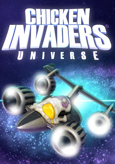 Cover image for the game Chicken Invaders Universe
