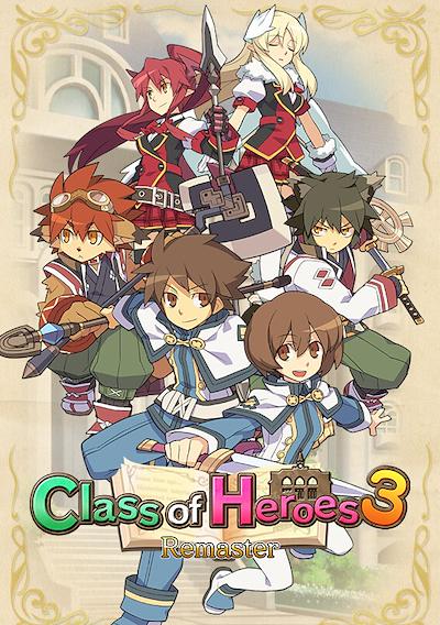 Cover image for the game Class of Heroes 3: Remaster