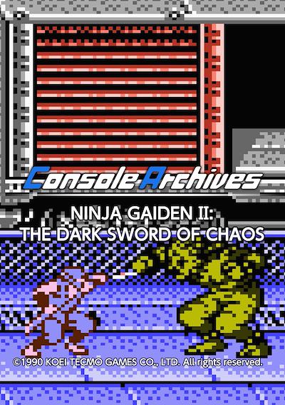 Cover image for the game Console Archives: Ninja Gaiden II - The Dark Sword of Chaos