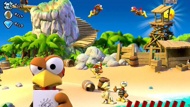 Image for the game Crazy Chicken: Pirates