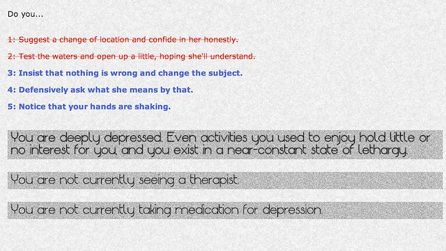 Image for the game Depression Quest