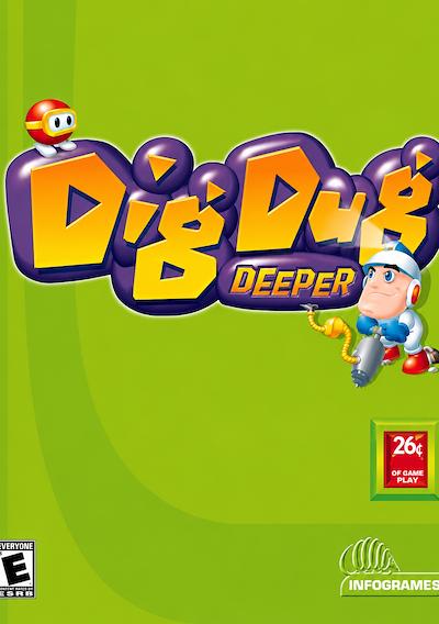 Cover image for the game Dig Dug Deeper