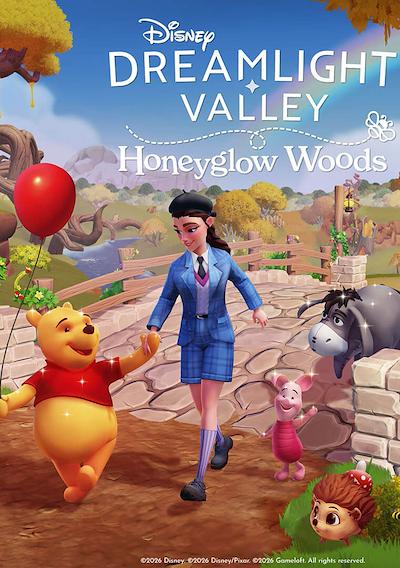 Cover image for the game Disney Dreamlight Valley: Honeyglow Woods