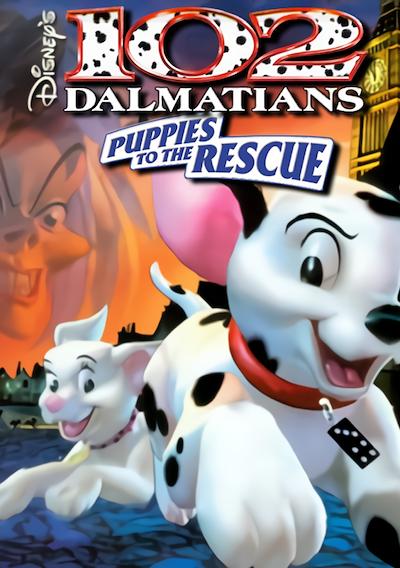 Cover image for the game Disney's 102 Dalmatians: Puppies to the Rescue