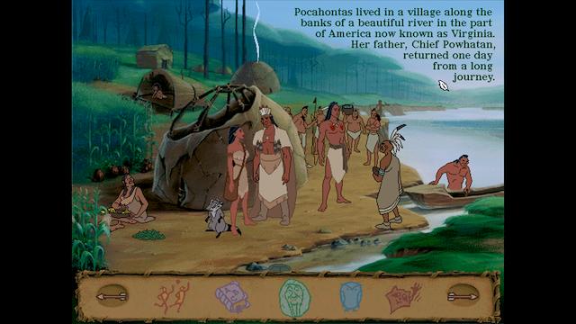 Image for the game Disney's Animated Storybook: Pocahontas