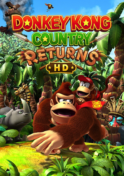 Cover image for the game Donkey Kong Country Returns HD