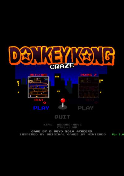 Cover image for the game Donkey Kong Craze